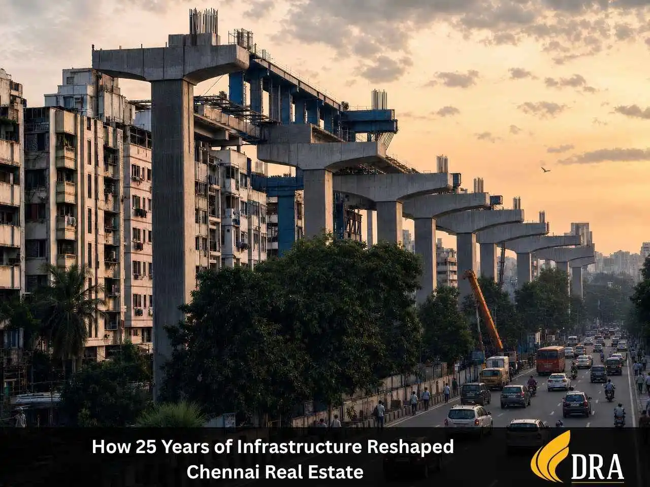 Chennai infrastructure and metro construction shaping residential property growth