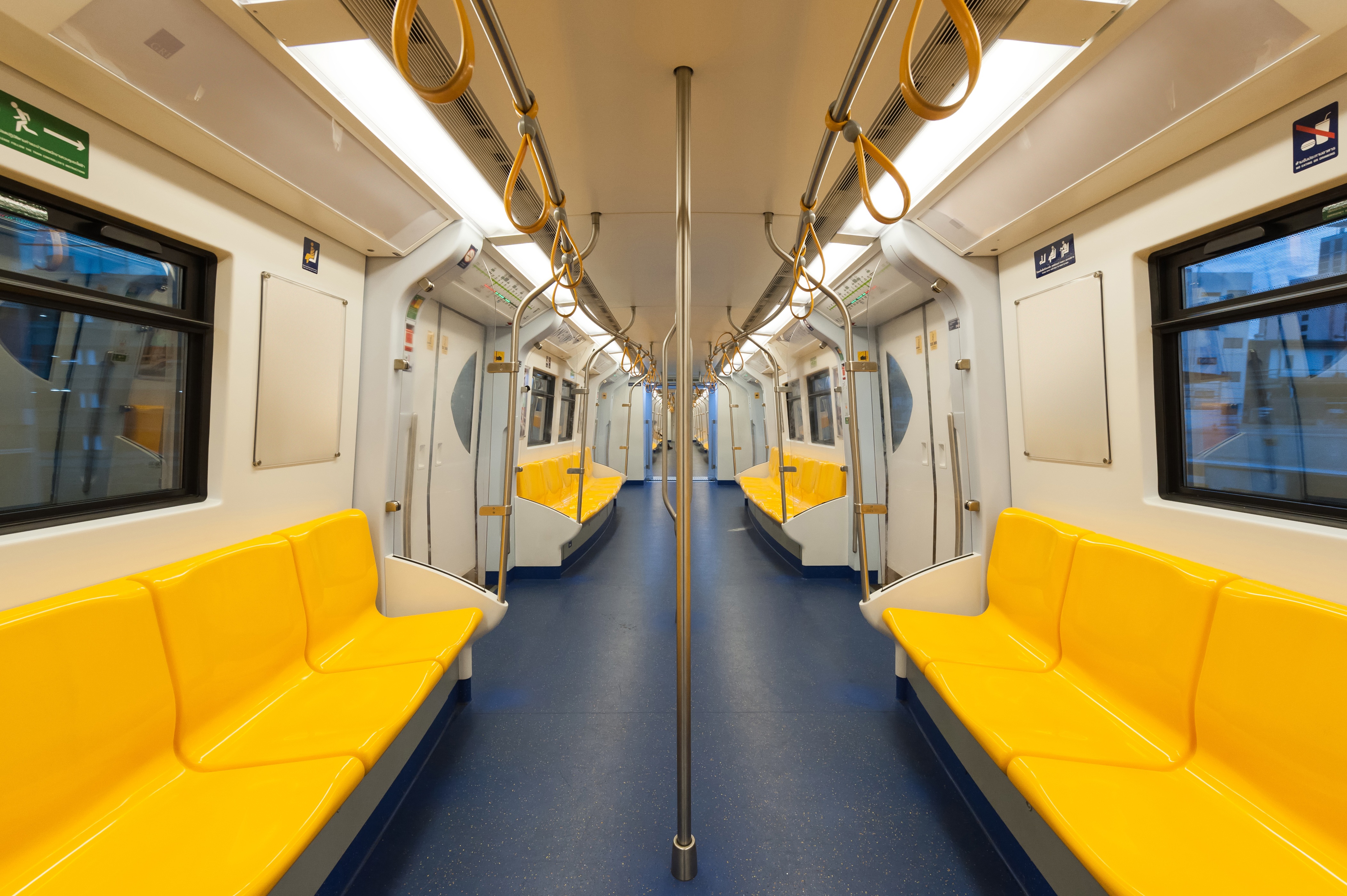 Inner view of Chennai Metro Rails