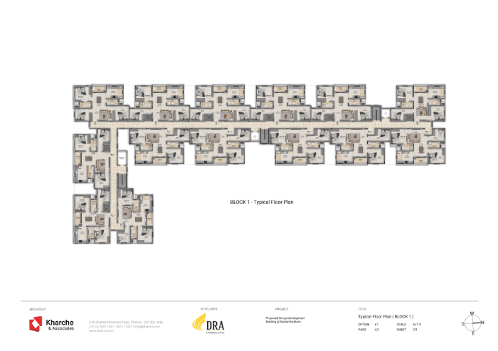 DRA Clover – Selaiyur. Floor plans