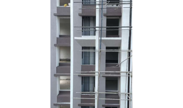 DRA Infinique construction update on 25-06-2026 showing Plumbing shaft work in progress View in Flats in Valasaravakkam - Chennai.