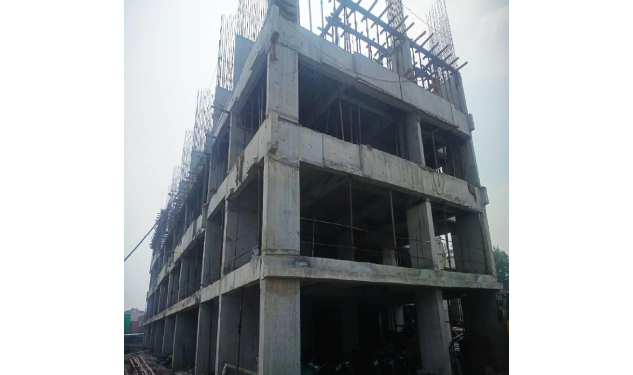 DRA Polaris construction update on 08-01-2026 showing Elevation From North East Elevation in Flats in Madhavaram - Chennai