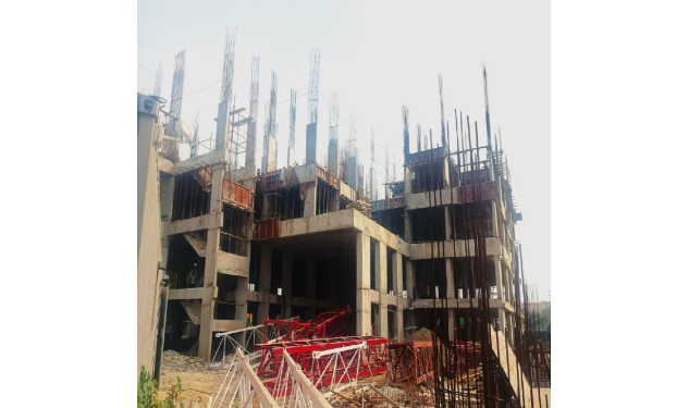 DRA Polaris construction update on 08-01-2026 showing Elevation From North Elevation in Flats in Madhavaram - Chennai.