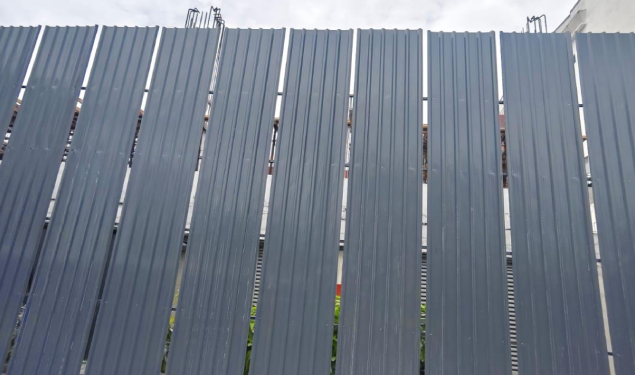 An image of North Side Elevation Work in Progress showing construction status of DRA marina100 residential Flats in Navalur, Chennai as on 16th July 2026