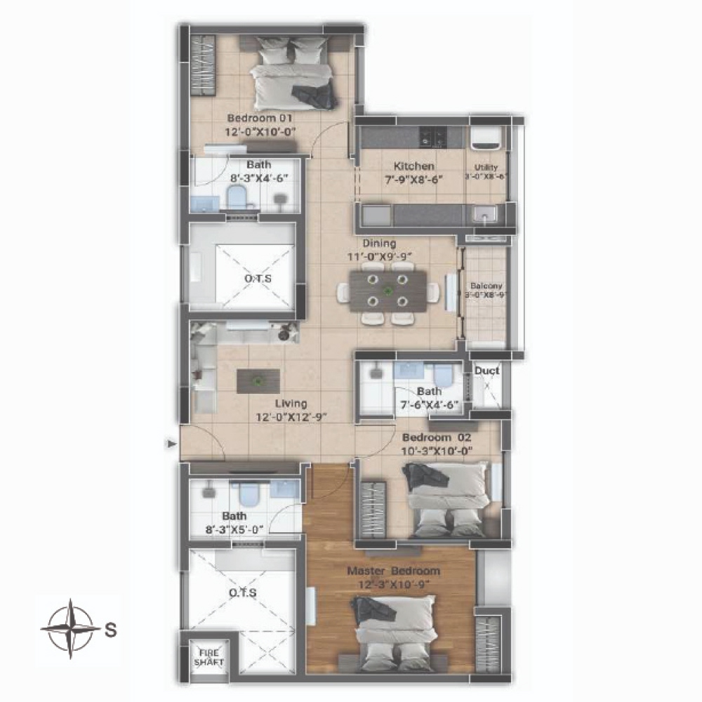 https://drahomes.in/images/dra-delite/floor-plans/unit-plan/unitplan-3bhk%2B3t-1445-sq-ft.jpg