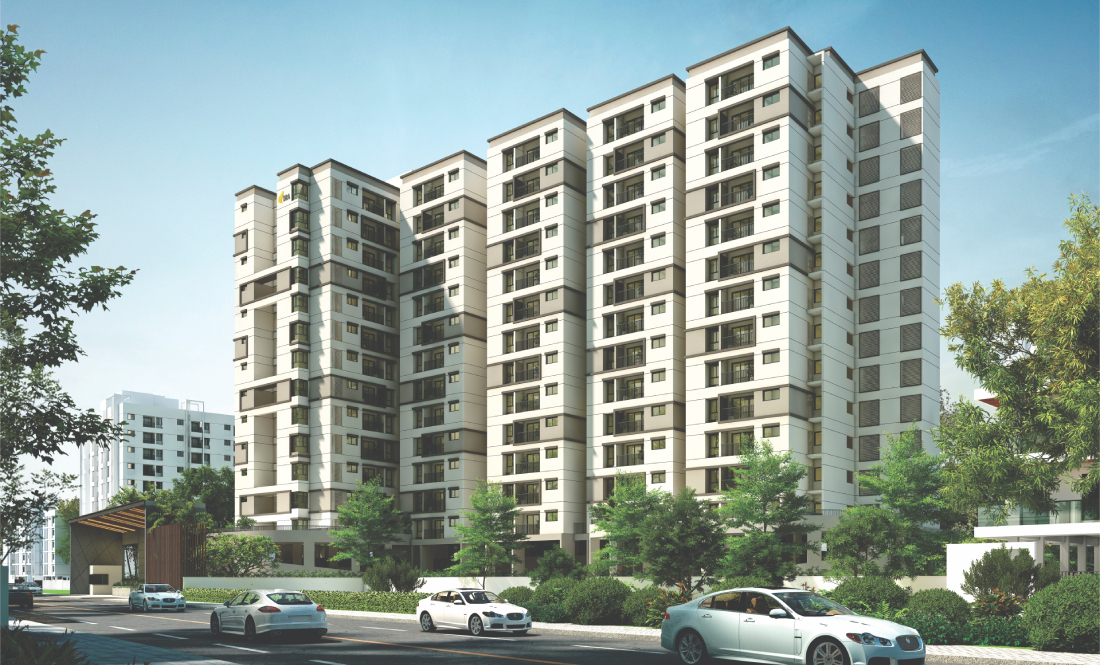 front-elevation-of-dra-harmony-flats-in-omr-navalur