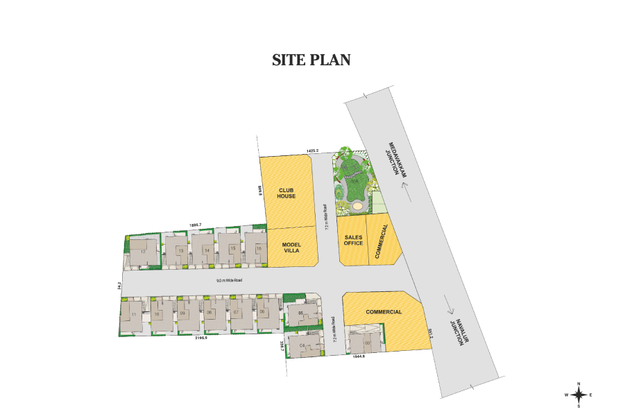 floorplans of DRA inara Siteplan