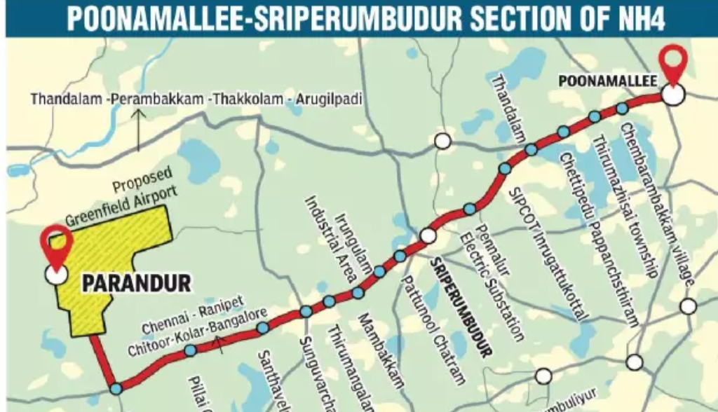 Double-decker road-metro line in offing on Poonamallee-Sriperumbudur section of NH4