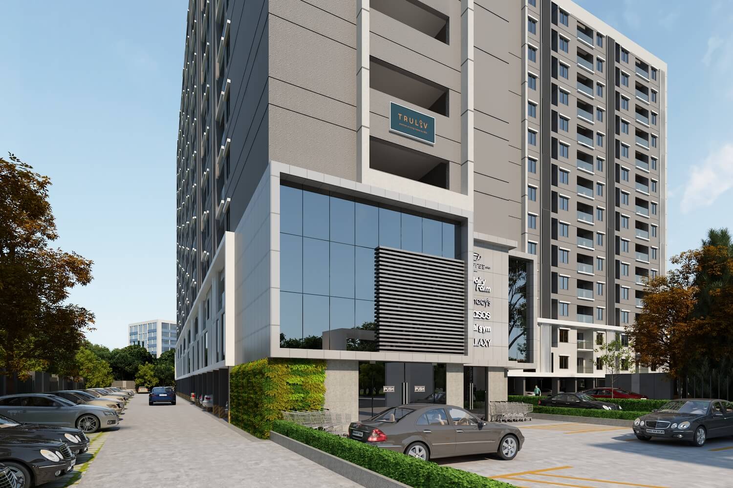 Front Elevation of Truliv Flats in OMR - Navalur, Chennai